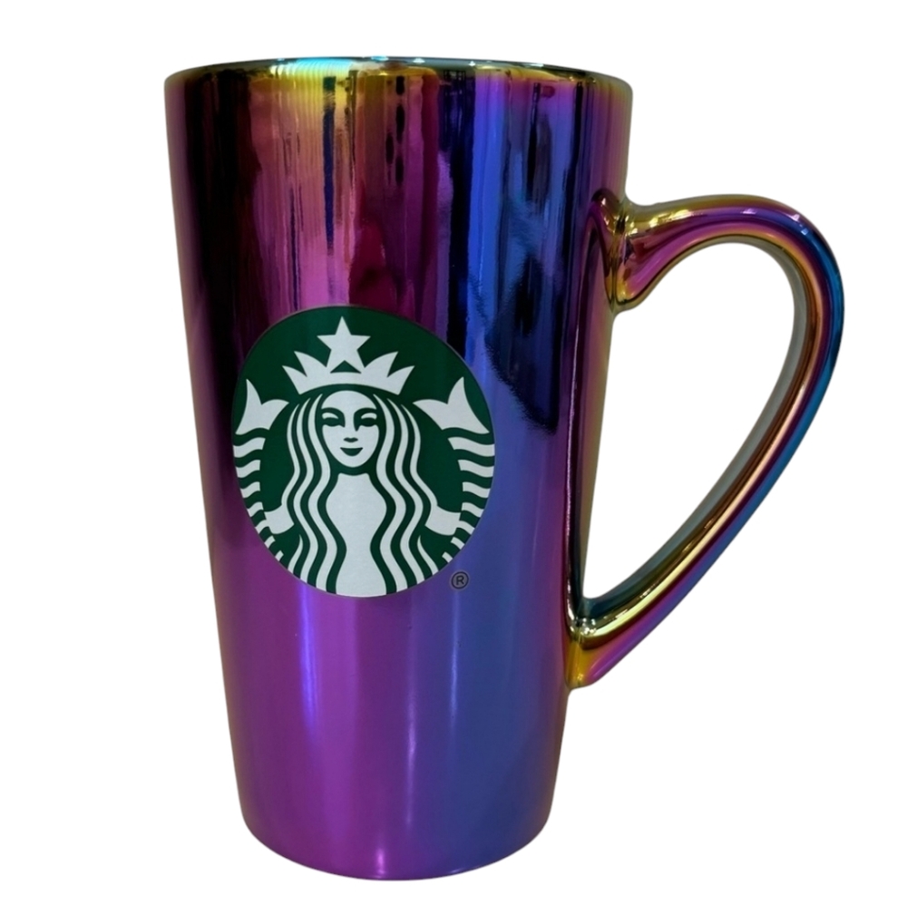 NWOT 2022 STARBUCKS MUG IRIDESCENT 16OZ - Picture 1 of 2